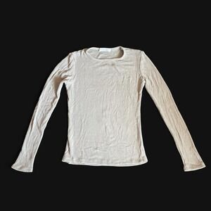 Sablyn Grey Quincy long sleeve ribbed top Size XS